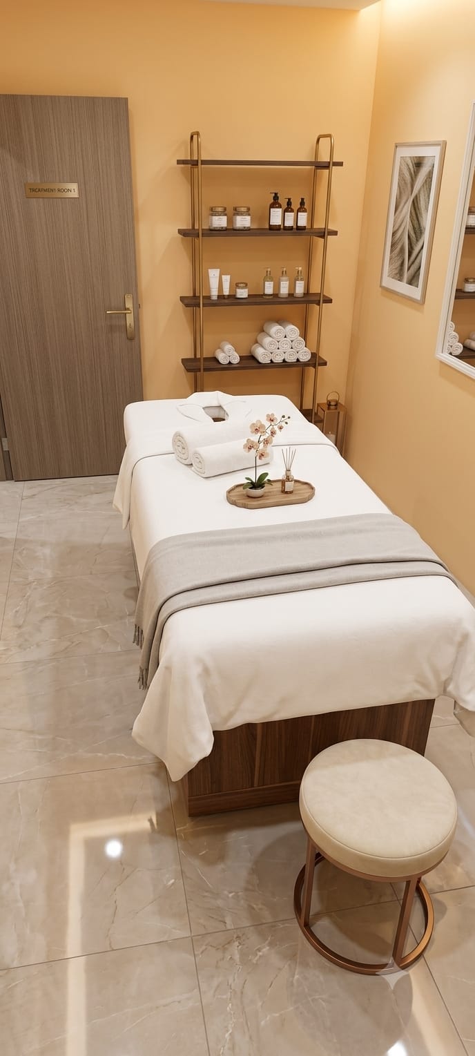 Spa treatment room